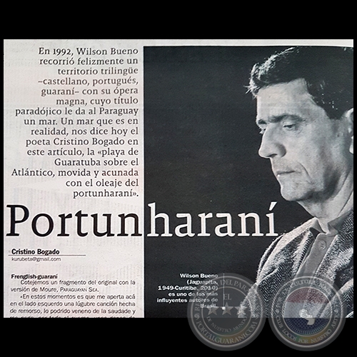 PORTUNHARAN - Por CRISTINO BOGADO - Domingo, 21 de Enero de 2018